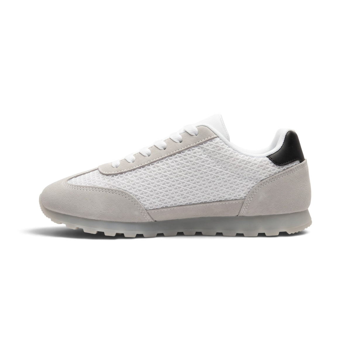 Romy Grey and Black Retro Mesh Sneakers